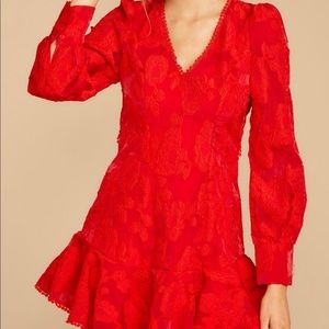 Red Lace Dress
